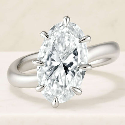 14k Gold 1CT- 1.50CT- 2CT- 3CT Oval Ring, Travel Ring, Silver Promise Ring , Simulated Diamond Ring, Solitaire Diamond Ring. Wedding Ring