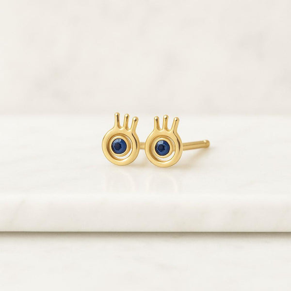 14k Gold Alliance Ring Unique Bridal Band Stacking Wedding Earring