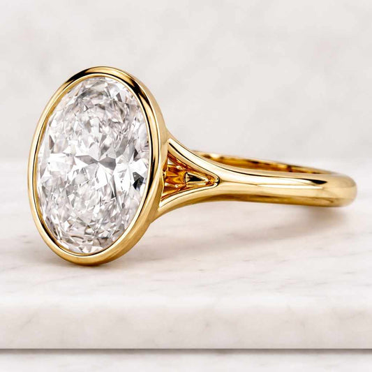 14k Gold Chevron Wedding Band