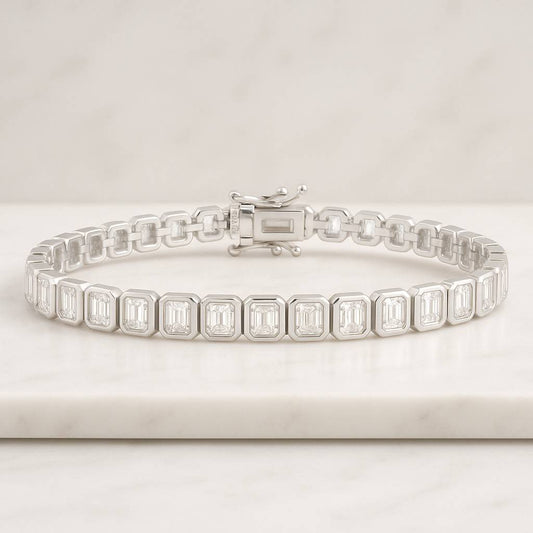 14k Gold Diamond Baracelet For Wedding Gift