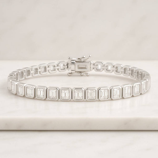 14k Gold Diamond Baracelet For Wedding Gift