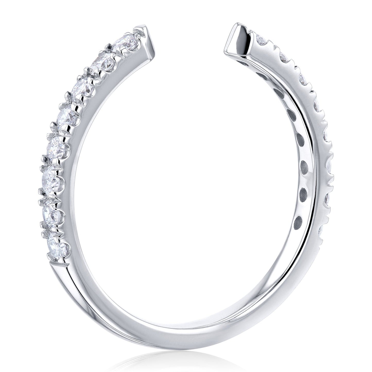 14k Gold Diamond Claw Ring For Daily Wear