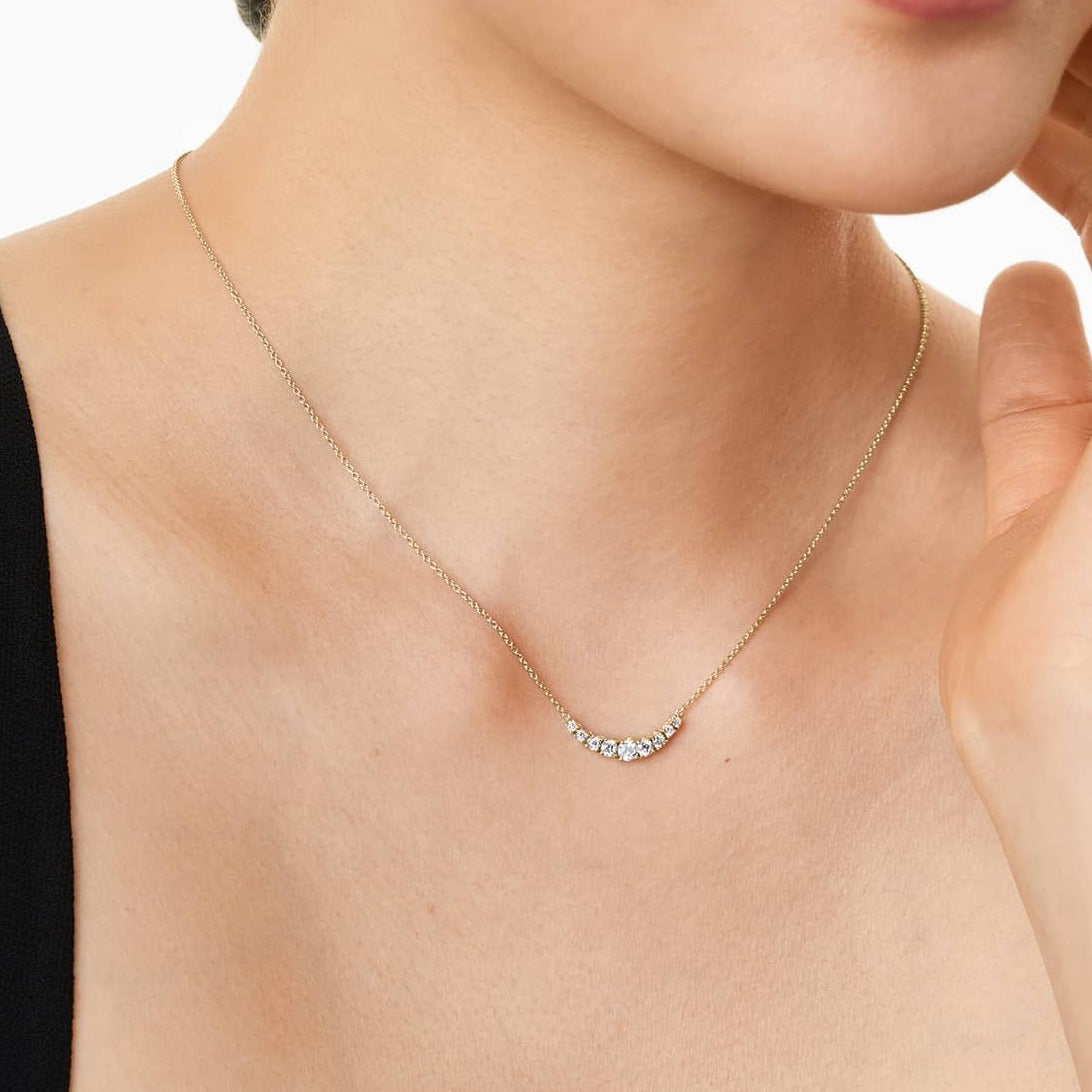 14k Gold Diamond Necklace For Bride