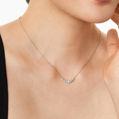14k Gold Diamond Necklace For Bride