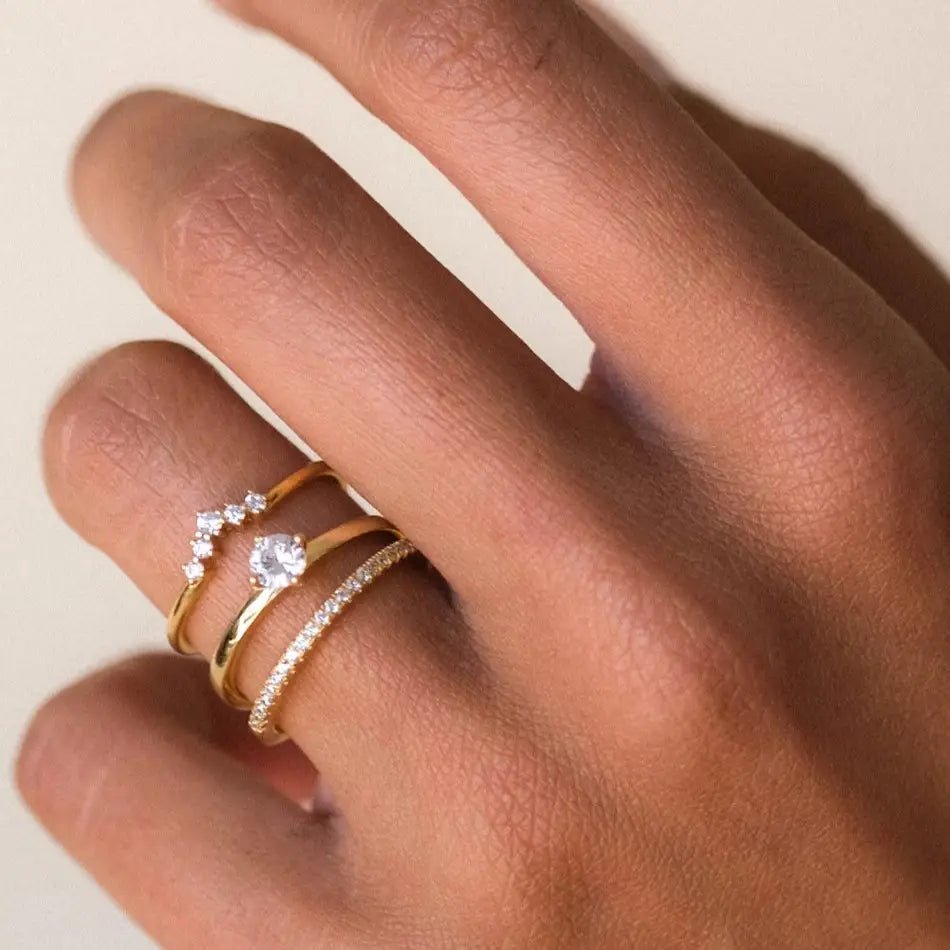 14k Gold Diamond Ring