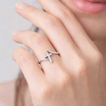 14k Gold Diamond Twisted Ring: Dainty Half Eternity Wedding Band
