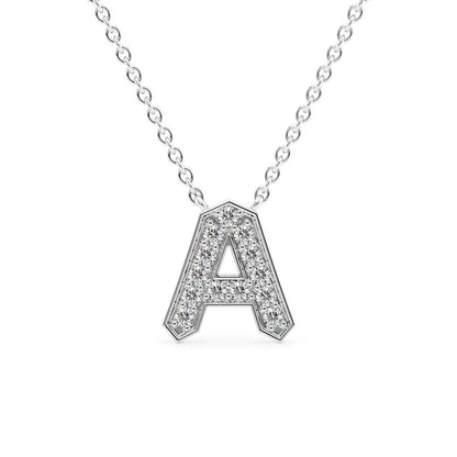 14k Gold Initial Necklace - Letter Necklace