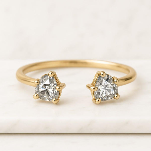 14k Gold Mobius Wedding Band Solid Gold Twist Ring Gift For Her