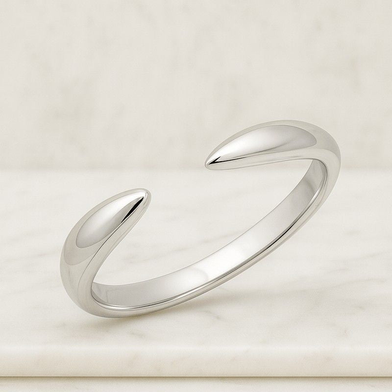 14k Gold Pinky Ring Women Solid Gold Pave Signet Ring Dainty Diamond Pointer Finger Ring Slim Dome Ring Jewelry Gift for Her Birthday Gift