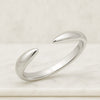 Open Gap Gold Band For Her