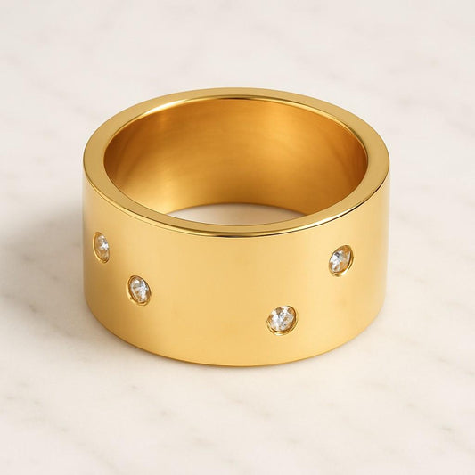 14k Rose Gold IGI Certified, CVD Diamond Ring