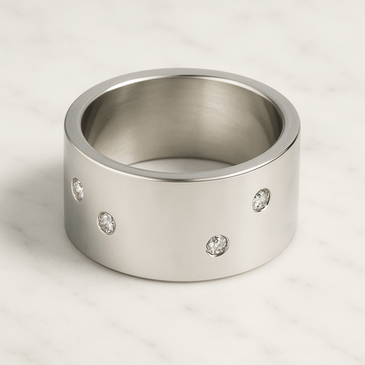 14k Rose Gold IGI Certified, CVD Diamond Ring