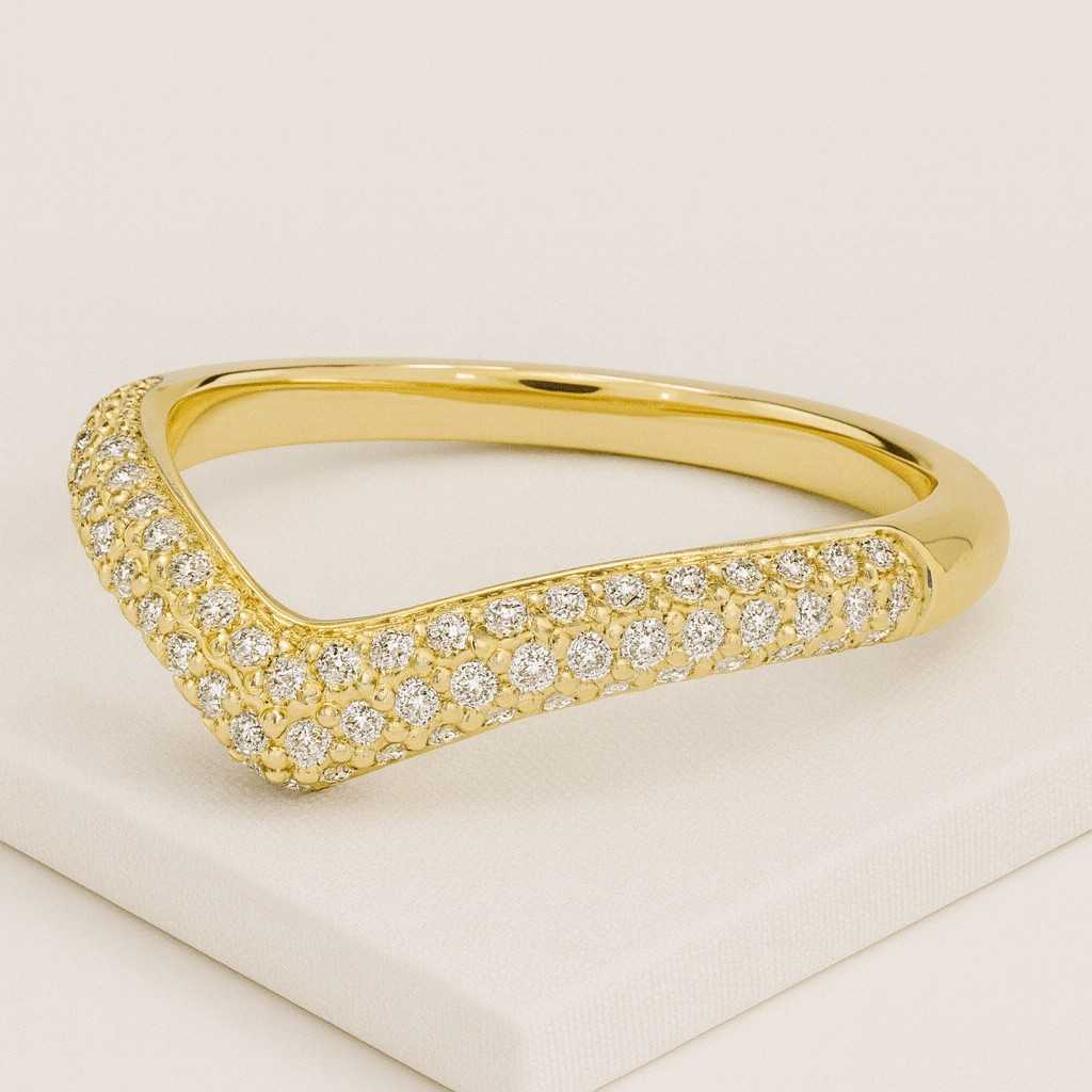 14k Solid Gold Birthstone Ring – Custom Bezel Gem Band, Minimal Fine Jewelry Gift
