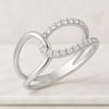 Round Diamond Infinity Wedding Band In 10K Gold Black Friday Deals