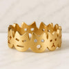 14k Gold Round Cut Diamond Cat Ring For Her
