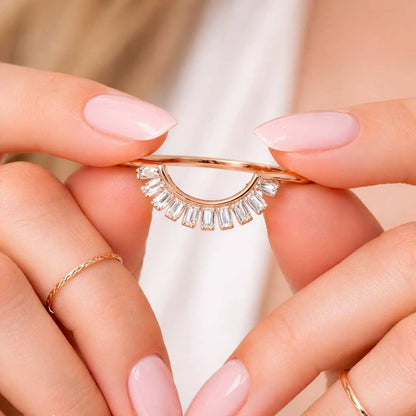 14k Solid Gold Diamond Ring Enhancer