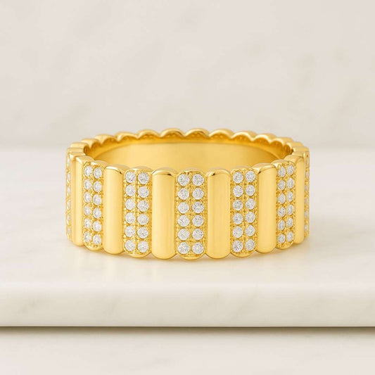 14k Solid Gold Dome Wedding Band for Women Low Dome Plain Gold Ring Classic Jewelry Gift for Wife Anniversary