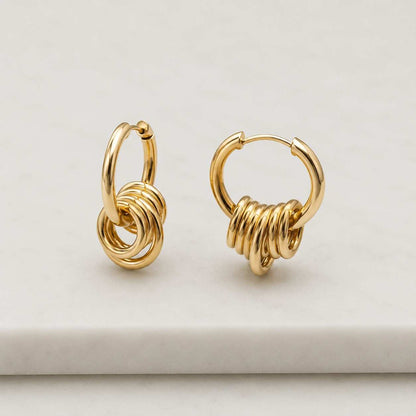 14k Solid Gold Double Sided Oval Hoop Earring, Every Day Earring, Unique Hoop Earring, Huggie Hoop Earring, Gold Hinged Hoop Earring