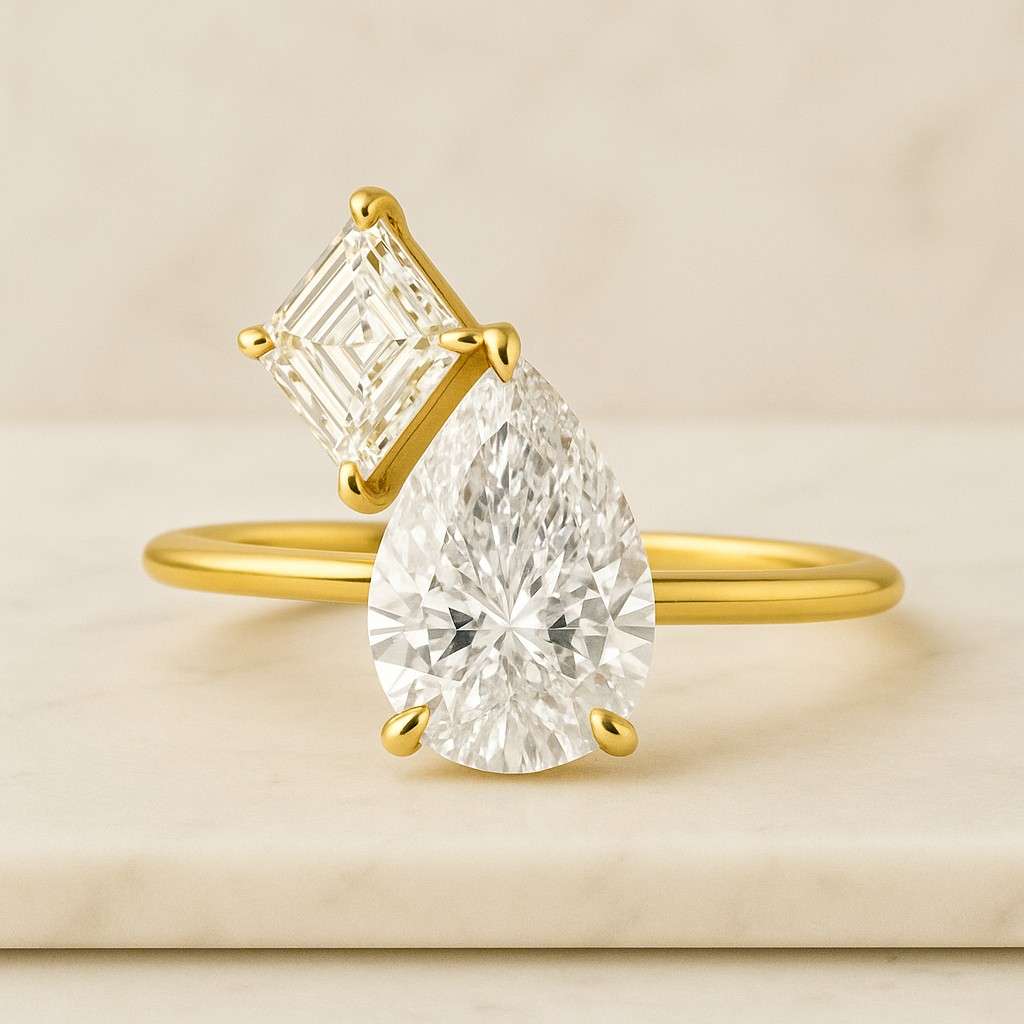 14k Solid Gold Fluted Wedding Band – Dainty Textured Gold Ring for Women, Thin Minimalist Bridal Band,