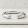 14K Solid Yellow Gold Open Cuff Wedding Band