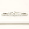 Bezel Set Round Moissanite Diamond Tennis Bracelet