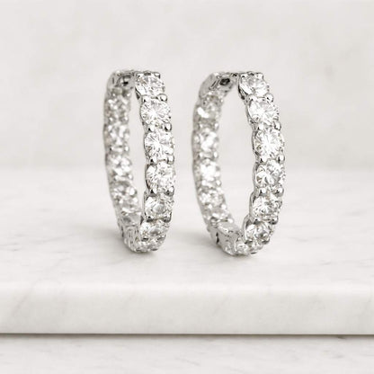 14k Solid Gold Marquise Moissanite Engagement Ring