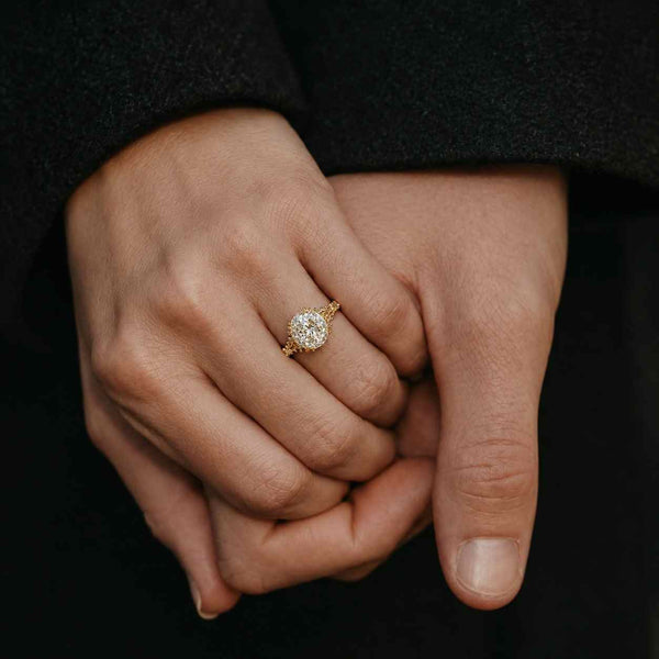 14k Solid Gold Open Wedding Ring for Engagement Ring Stackable Open Gap Ring for Main Ring Lab Grown Diamond Wedding Matching Band
