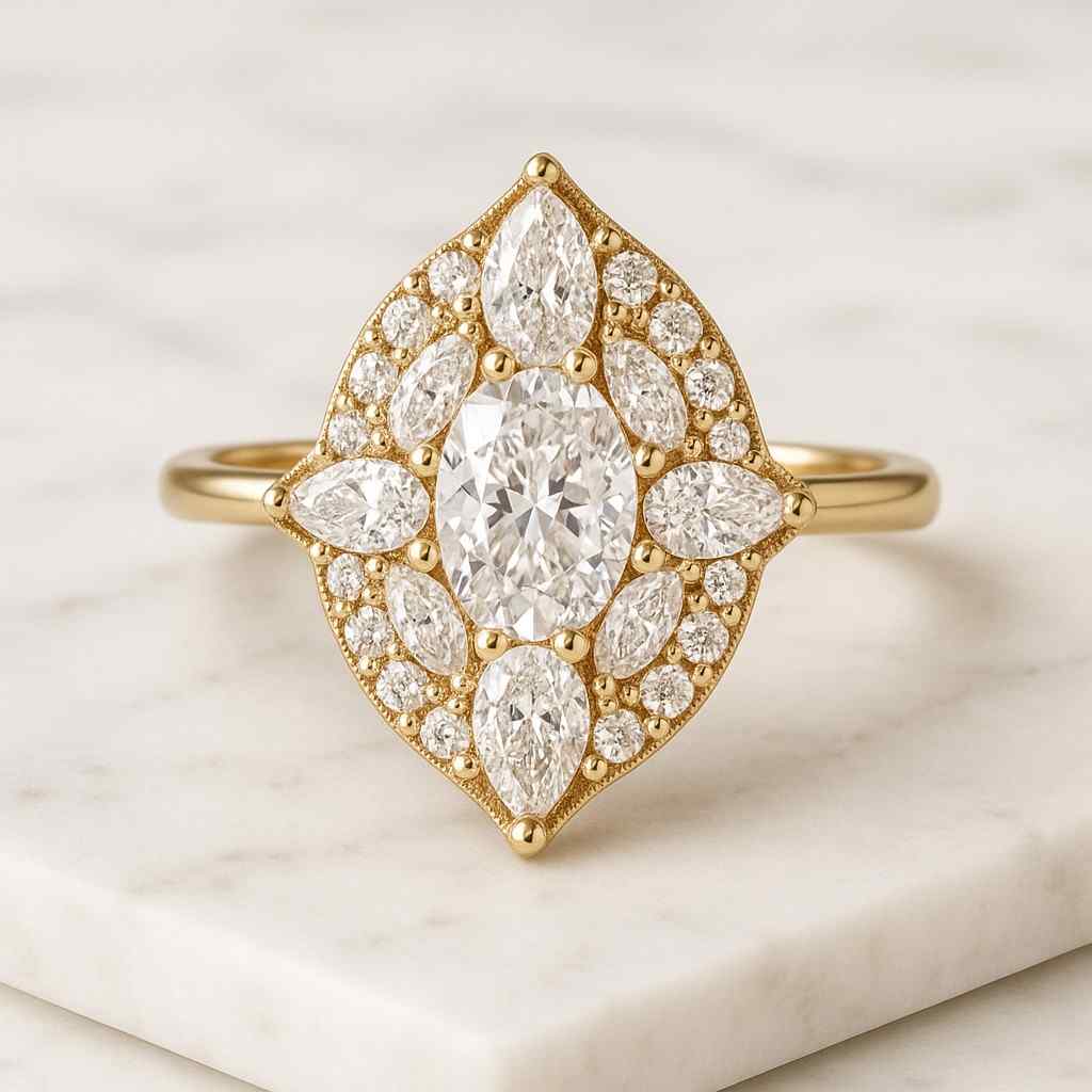 14k Solid Gold Pave Diamond Signet Bar Ring Diamond Wedding Band Ring Flat Bar Signet Ring