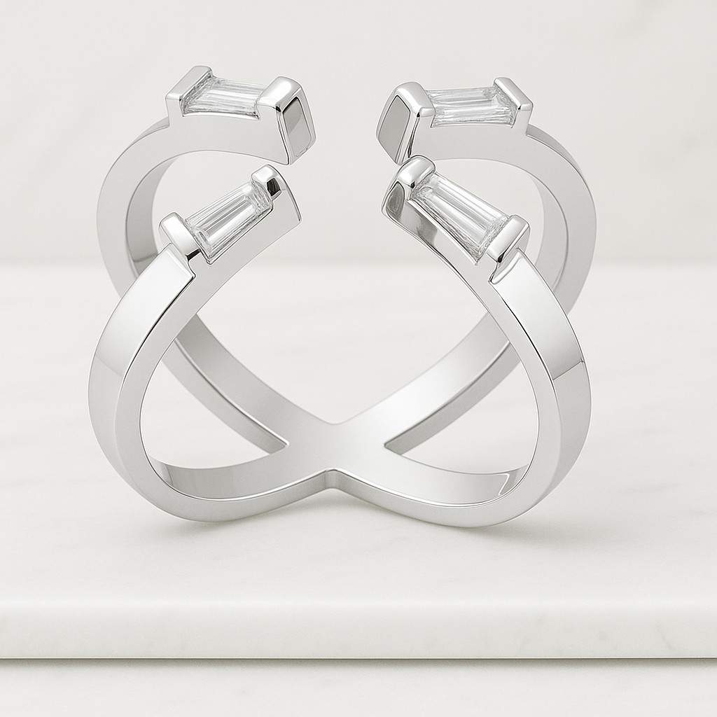 14k Solid Gold Twisted Solitaire Ring   Tiny Diamond Engagement Ring 