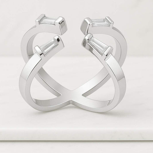 14k Solid Gold Twisted Solitaire Ring   Tiny Diamond Engagement Ring 