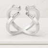 Open Four Tapered Baguette Diamond Ring