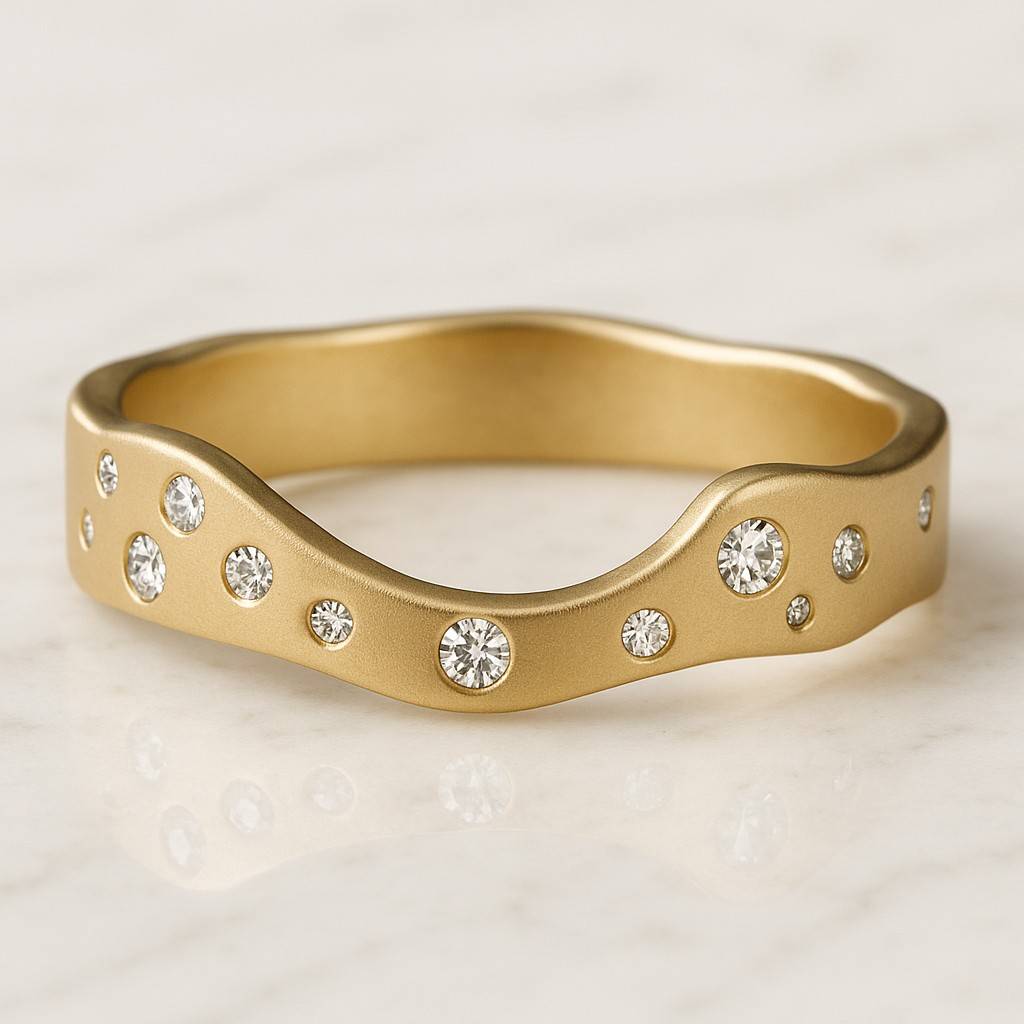 14k Solid Gold Wedding Band