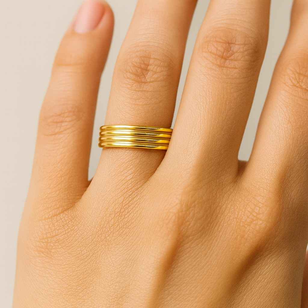 14k Solid Gold Wedding Band Simple Gold Engraved Ring Classic Dome Comfort Fit Wedding Band Men and Womens Engraved Band