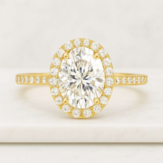 14k White Gold Diamond Ring  IGI Certified Solitaire 4 Prongs Ring