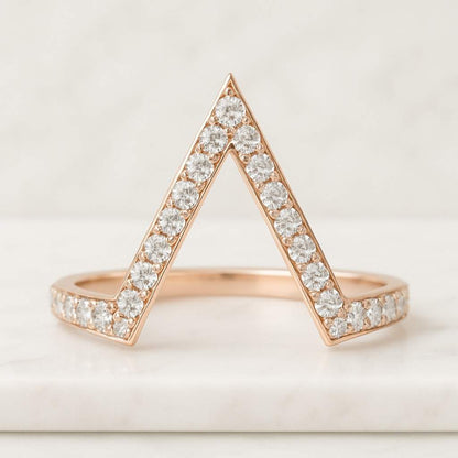 14k Yellow Gold Initial Letter V Stud Earrings Push Back Cubic Zirconia 925 Sterling Silver Women Round Earring