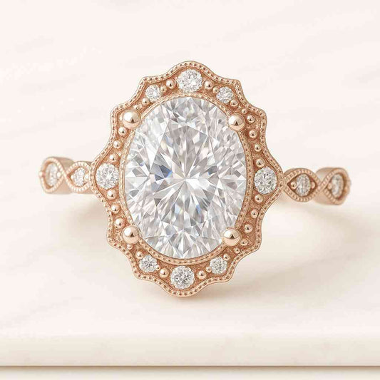 14k Yellow Gold Tanzanite and Diamond Ring Engagement ring December Birthstone Fine Gold Jewelry