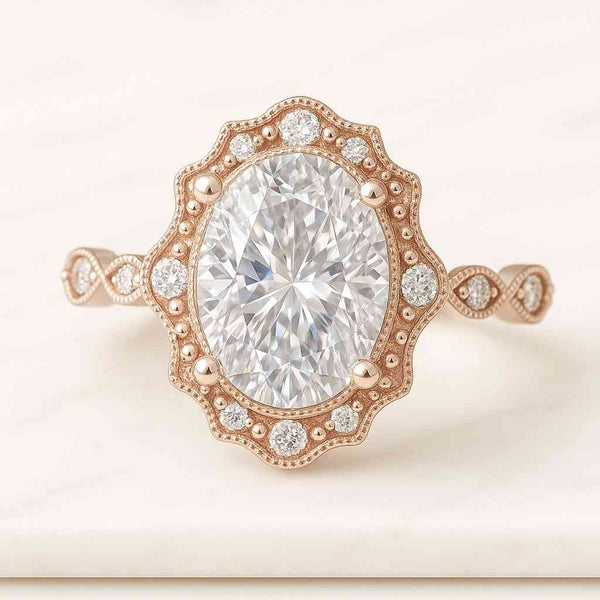 14k Yellow Gold Tanzanite and Diamond Ring Engagement ring December Birthstone Fine Gold Jewelry