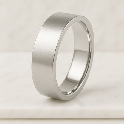 14k Yellow Gold Tungsten Ring Mens Wedding Band Ring, 6mm, Yellow gold tungsten band Half Sizes Comfort Fit Shiny Polished