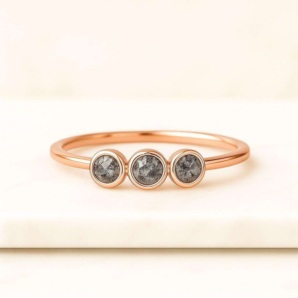 Round Cut Diamond Solitaire Ring Designer Prong Setting HPHT Natural Diamond 925 Silver 14K Gold Plated  Handmade promise ring