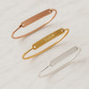 Personalized Bar Bracelet, 14K Gold Engraved Bar Bracelet