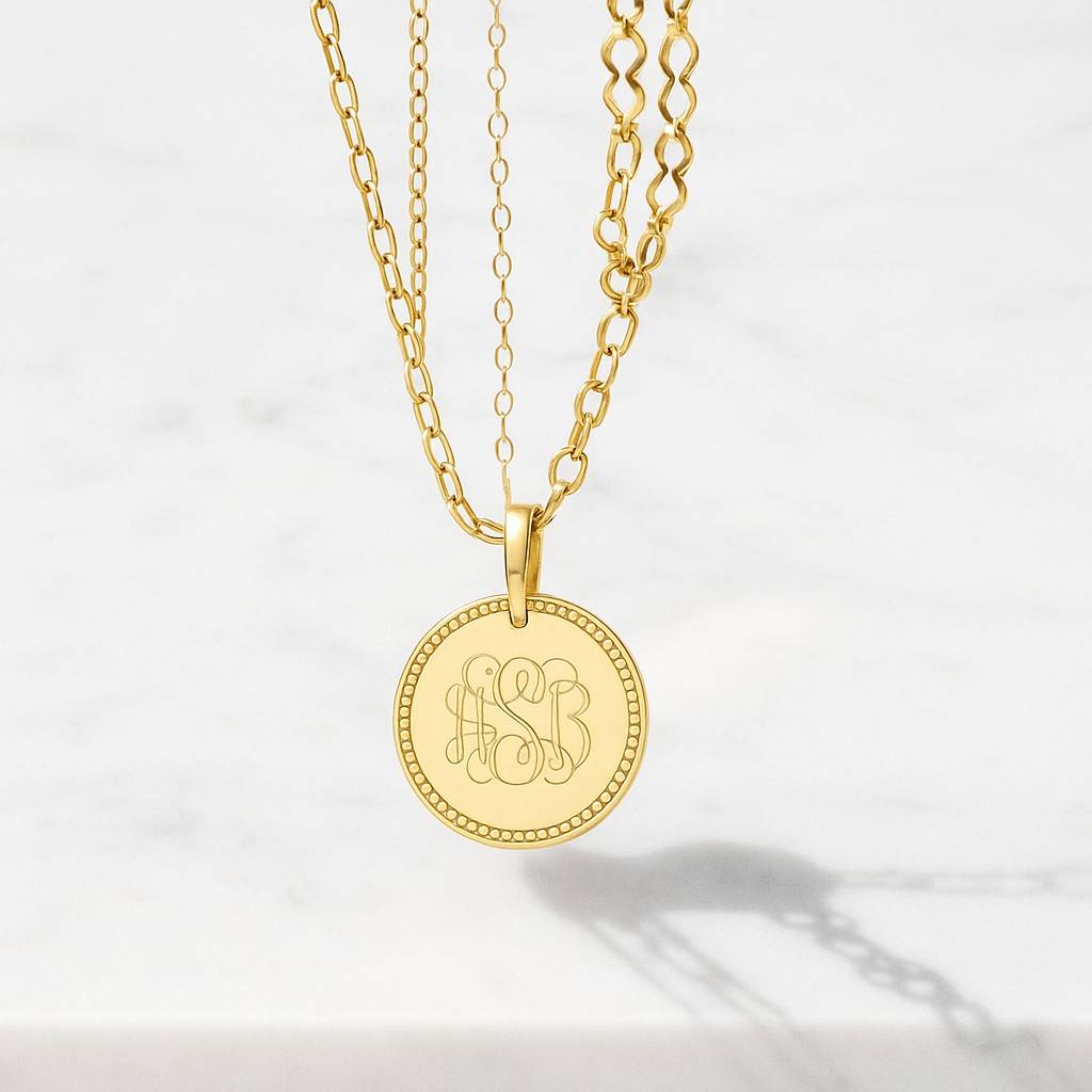 18K Gold Initial Charm Stainless Steel Alphabet Pendant Minimalist Heart Pendent Necklace Custom Initial Heart Bracelet