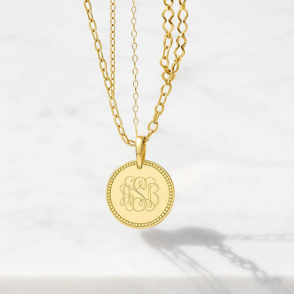 18K Gold Initial Charm Stainless Steel Alphabet Pendant Minimalist Heart Pendent Necklace Custom Initial Heart Bracelet