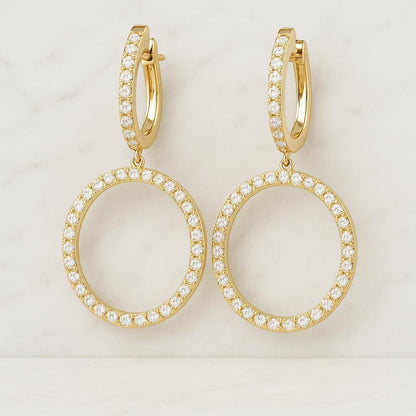 18K Gold Moissanite Signet Ring Chunky Bezel Set Wedding Band