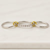 18k Gold Multi Link Connected Ring For Her
