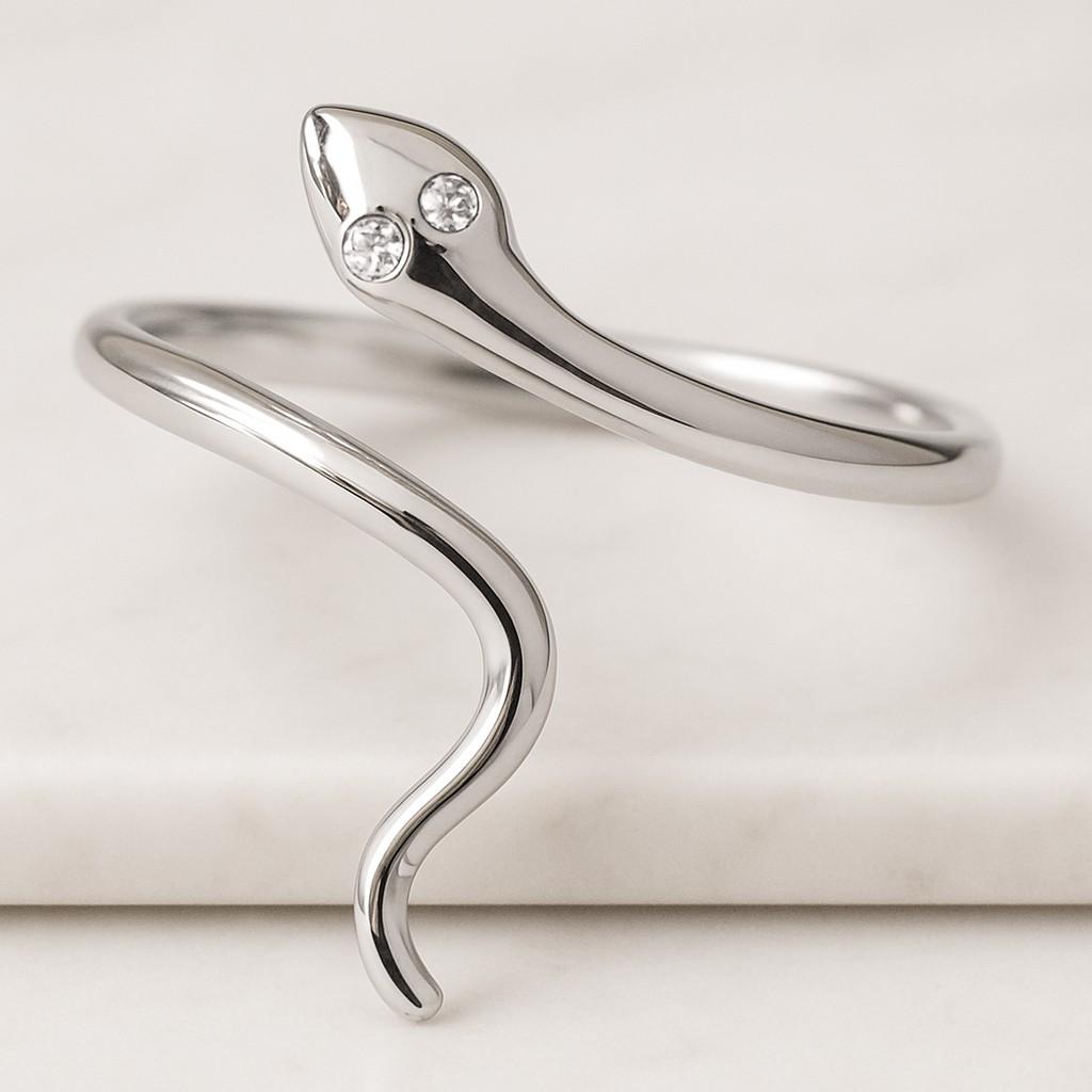 18K Gold Stackable Ring Adjustable Minimalist Handmade Statement Ring for Women