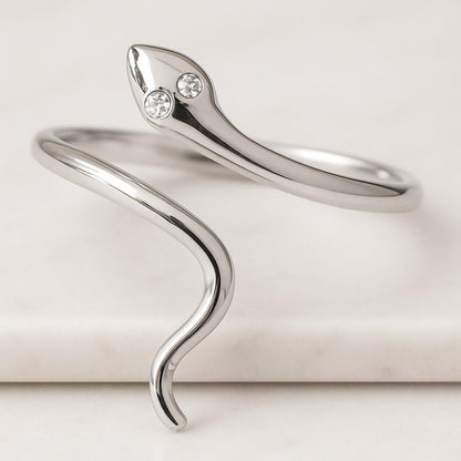 18K Gold Stackable Ring Adjustable Minimalist Handmade Statement Ring for Women