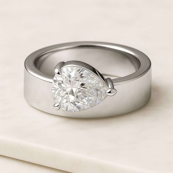 18K Gold Vermeil Oval Cut Ring Engagement Ring Proposal Ring Wedding Ring Bridal Ring