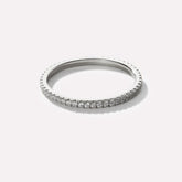 18K Lab Grown Diamond Pave Set Wedding Ring