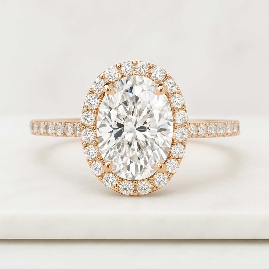 18k Gold Wedding Proposal Ring Anniversary Gifts For Bridesmaid