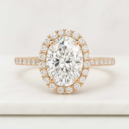 18k Gold Wedding Proposal Ring Anniversary Gifts For Bridesmaid